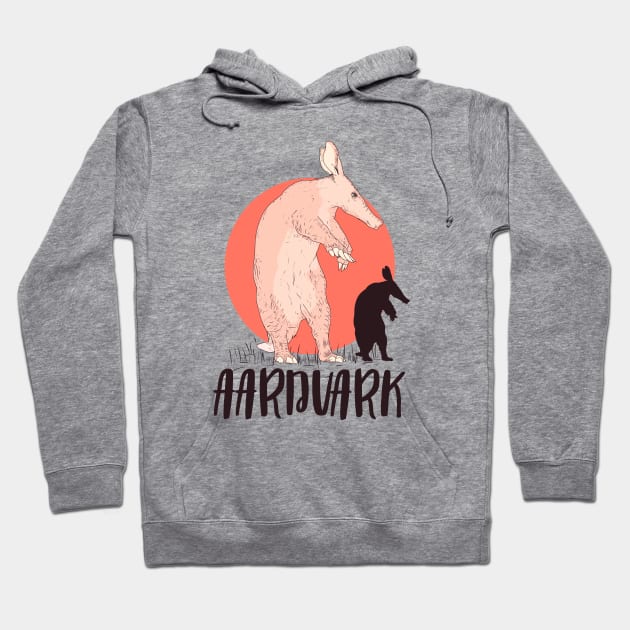 The aardvark Hoodie by Mimie20